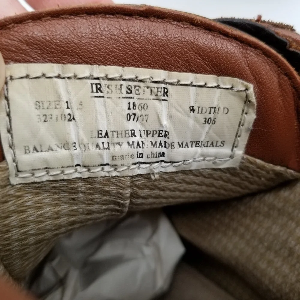 Red Wing Irish Setter 1889 Countrysider‎ Work Boots Mens Sz 11.5 Brown  Leather